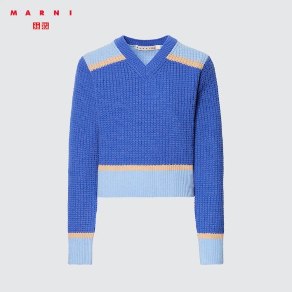 NWT Uniqlo + Marni v neck long sleeve sweater